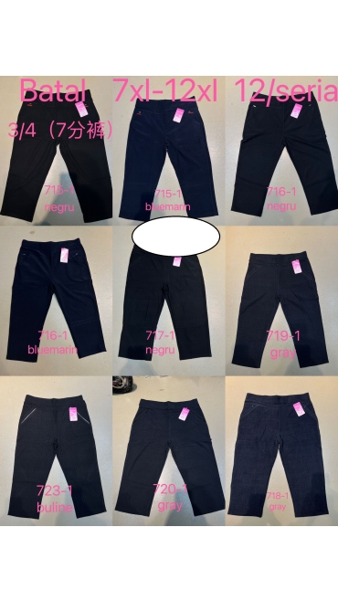 pantaloni dama batal 3/4 7xl-12xl 12/set