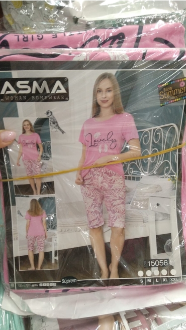 pijama dama 3/4 s-2xl 5/set