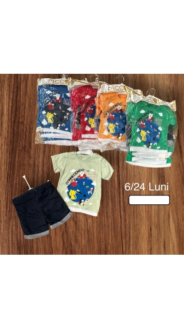 compleu baieti 6-24 luni 4/set