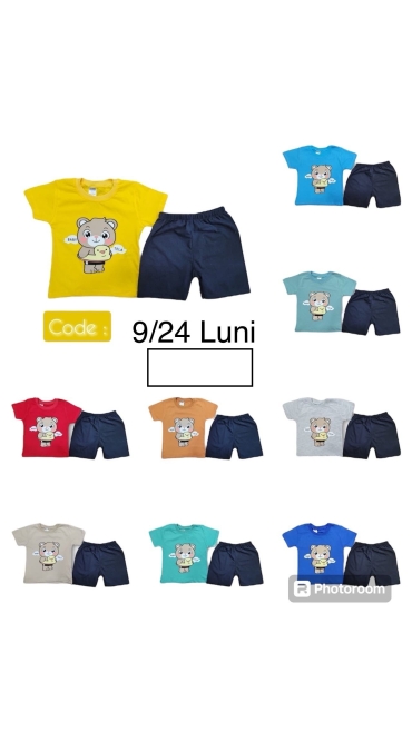 compleu baieti 9-24 luni 4/set