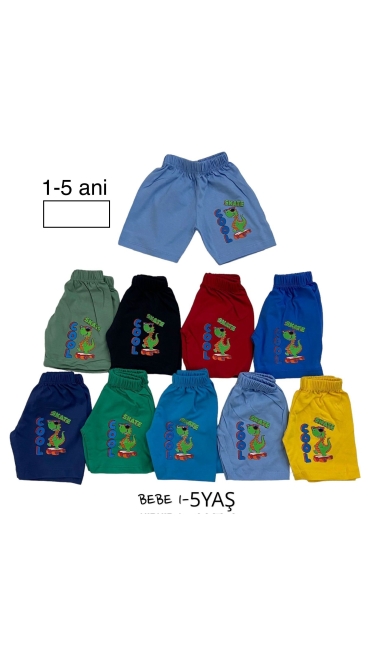 pantaloni scurti baieti 1-5 ani 5/set