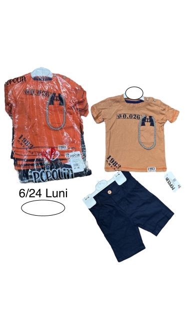 compleu baieti 6-24 luni 4/set