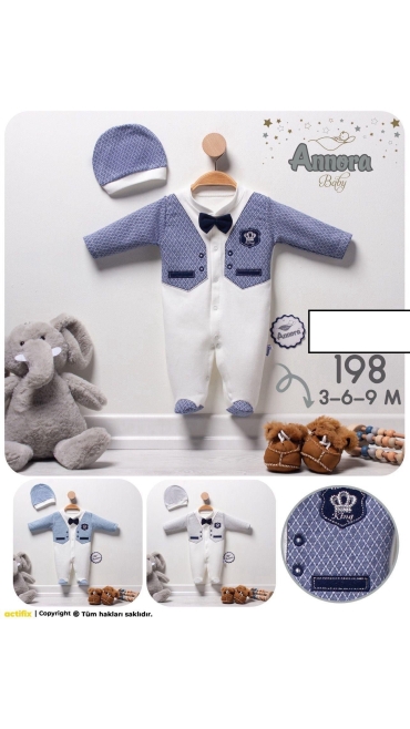 costum bebe 3-9 luni 3/set