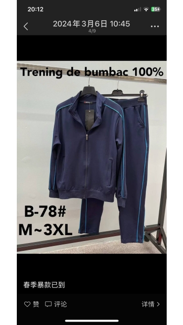 trening barbati m-3xl 5/set