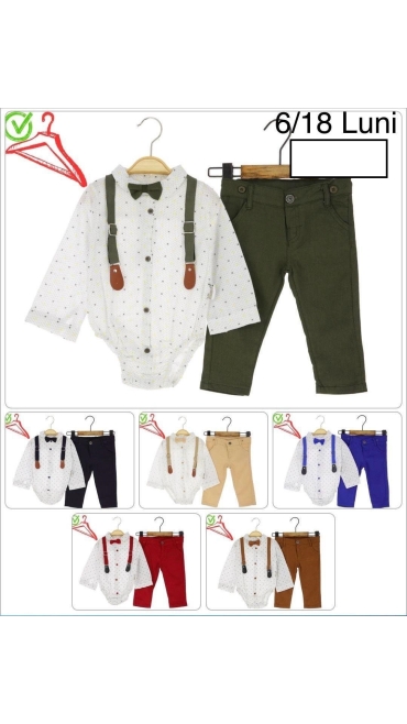 costum baieti 6-18 luni 4/set