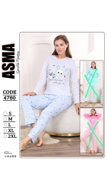 pijama dama s-2xl 5/set