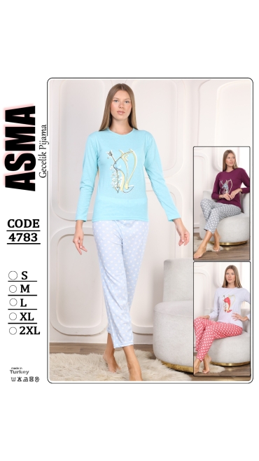 pijama dama s-2xl 5/set