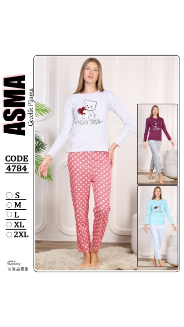 pijama dama s-2xl 5/set