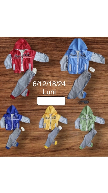 compleu baieti 6-24 luni 4/set