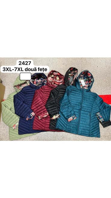 geaca dama 2 fete 3xl-7xl 5/set