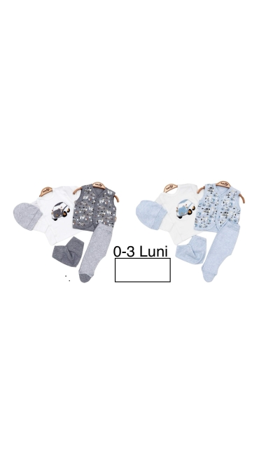 compleu bebe 0-3 luni 3/set