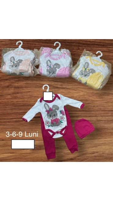 compleu bebe 3-9 luni 3/set