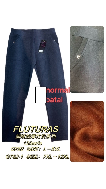 pantaloni dama cu blana 7xl-12xl 12/set