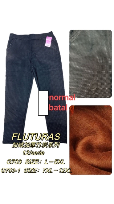 pantaloni dama cu blana 7xl-12xl 12/set