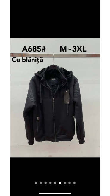 hanorac barbati cu blana m-3xl 5/set