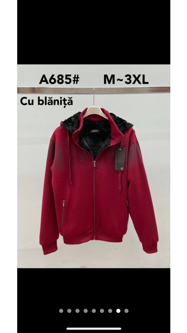 hanorac barbati cu blana m-3xl 5/set