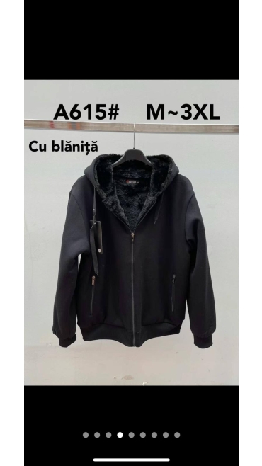 hanorac barbati cu blana m-3xl 5/set