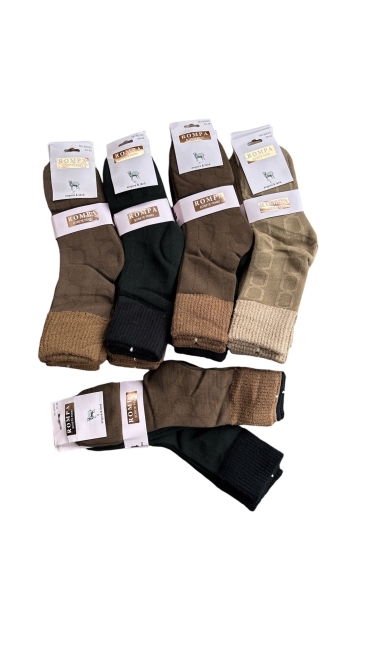 sosete dama lana si angora flausate 36-41 culori combinate 20/set