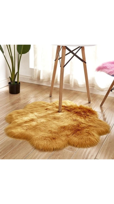 Covoare pufoase pentru interior, moale in forma de floare, 80 cm, Engros