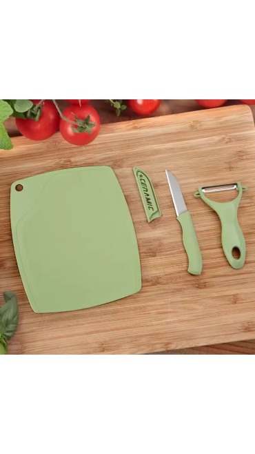 Set Tocator plastic, Cutit, Decojitor, 19.5 x 15.5 cm - Engros
