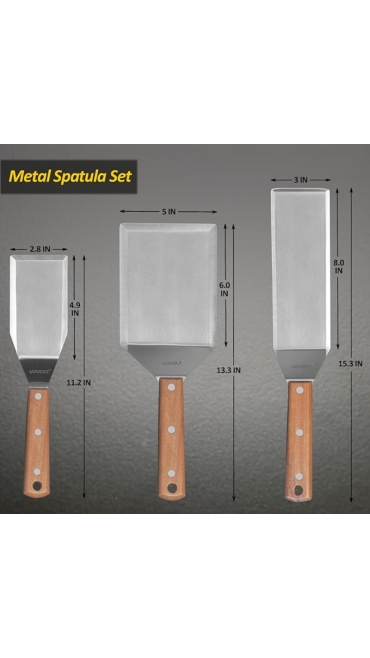 Set 3 spatule metalice, Engros