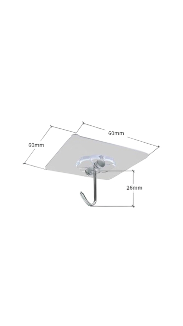 Cârlige adezive, cârlige lipicioase rezistente la 44 lb (max.), cârlige de perete, Engros