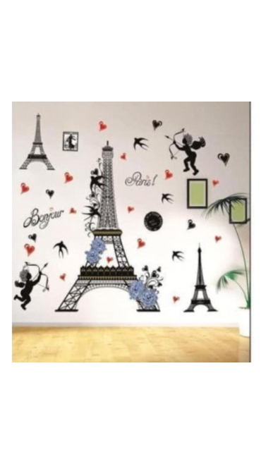 Set stickere decorative pentru perete, 54 x 35 cm, Engros