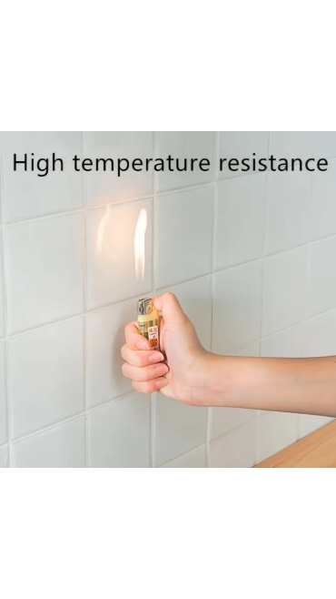 Rolă autocolant de perete din gresie ceramică rezistentă la temperaturi înalte, 60 x 300 cm, Engros