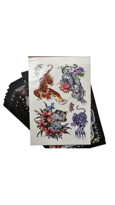 Album Tatuaje Temporare - set cu  5 foi, 16 x 8 cm, Engros