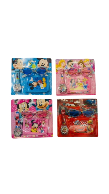Set Ceas cu portofel cu ochelari de soare, diverse modele Engros