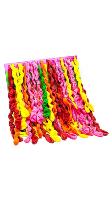 Set 40 Baloane din latex în formă de spirală - Engros