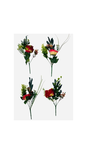 Buchet de flori cu 5 fire 37 cm, diverse culori Engros