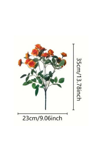 Buchet Trandafiri Arficiali, 7 capete, 35 cm, Engros