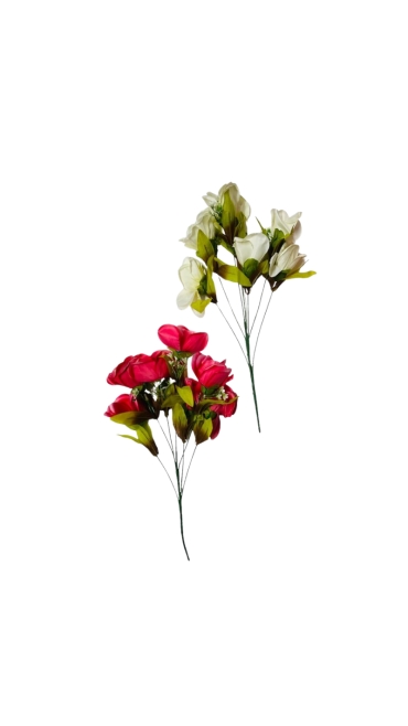 Buchet de flori cu 7 fire 54 cm, diverse culori, Engros