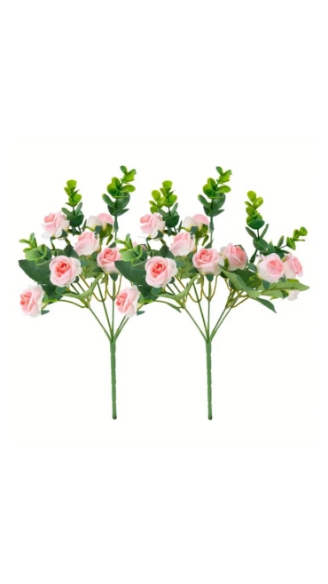 Buchet Trandafiri din Flori Artificiale, 5 capete, 35 cm - Engros