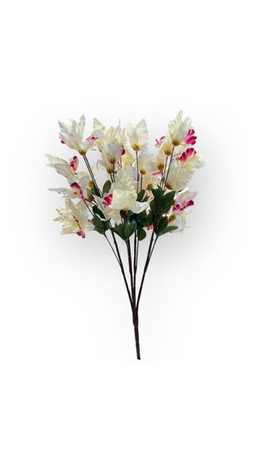 Buchet Floral Artificial, 4 capete, 65 cm - Engros