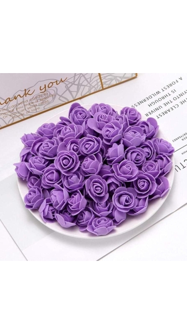 Flori artificiale din spuma 3,5 cm , 100 de bucati in tipla Engros