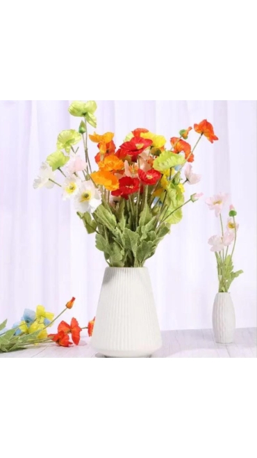 Buchet de flori cu 15 fire 56 cm, diverse culori Engros
