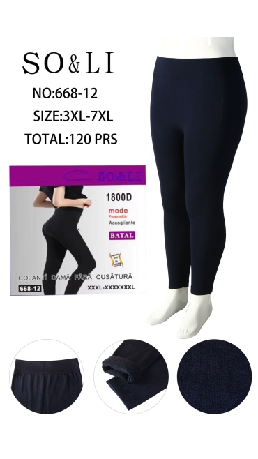 colanti dama 3xl-7xl 12/set