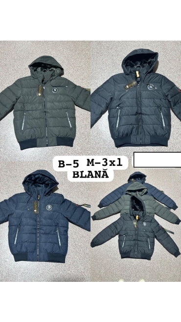 geaca barbati blana m-3xl 5/set