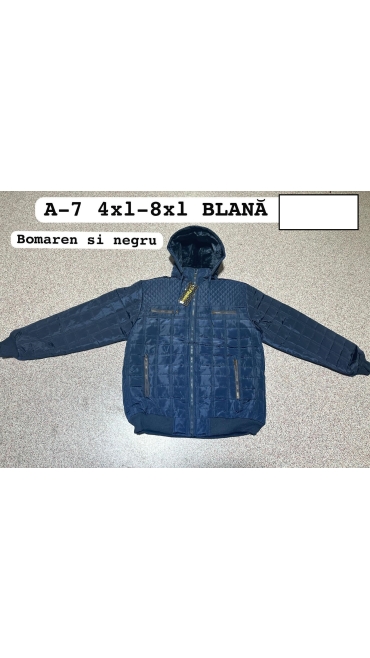 geaca barbati blana 4xl-8xl 5/set