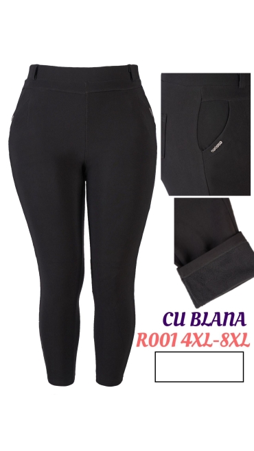 pantaloni dama cu blana 4xl-8xl 5/set