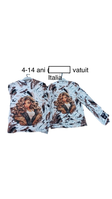 bluza copii vatuita 4-14 ani 4/set