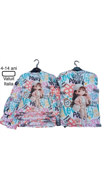 bluza copii vatuita 4-14 ani 4/set