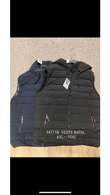 vesta barbati blana 6xl-10xl 5/set