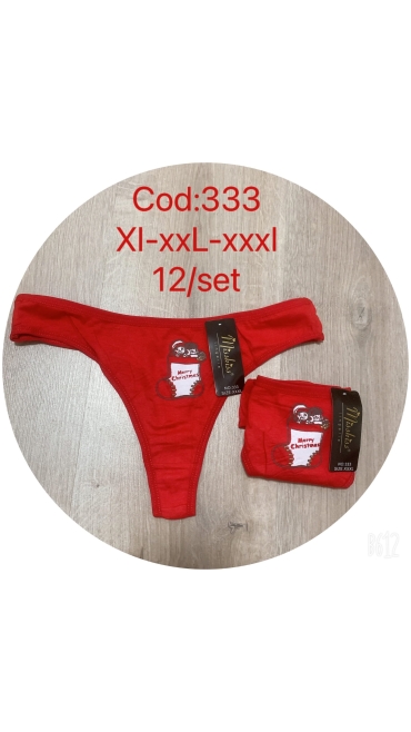 tanga rosii xl-3xl 12/set