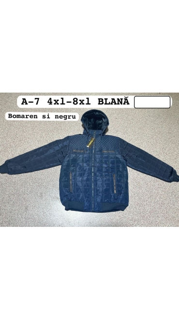 geaca barbati blana 4xl-8xl 5/set