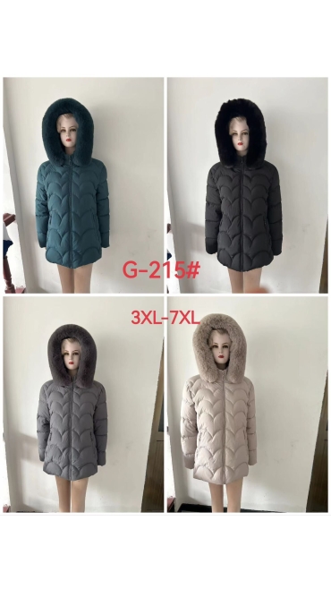 geaca dama blana 3xl-7xl 5/set