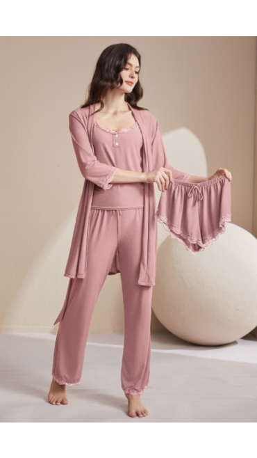 pijama dama m-2xl 4/set