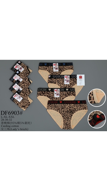 chiloti dama culori combinate 12/set